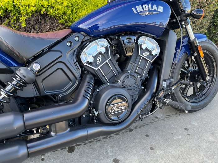 2023 Indian SCOUT BOBBER SPRINGFIELD BLUE METALLIC