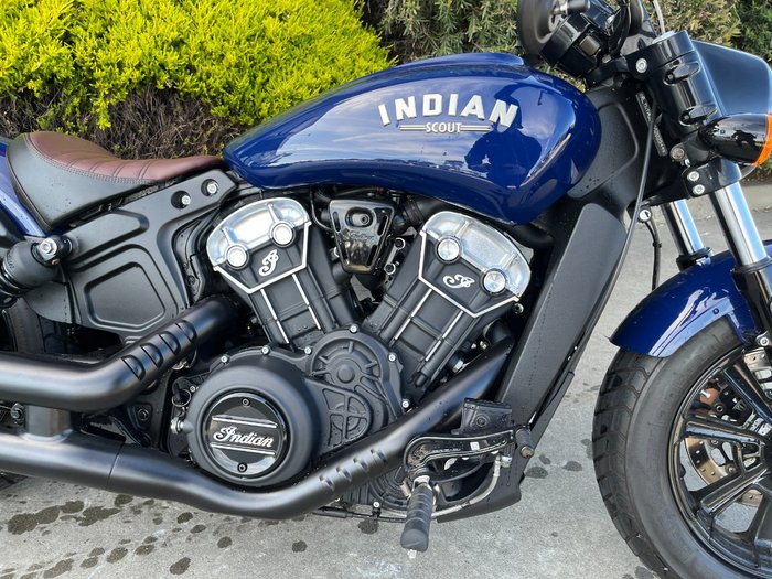 2023 Indian SCOUT BOBBER SPRINGFIELD BLUE METALLIC