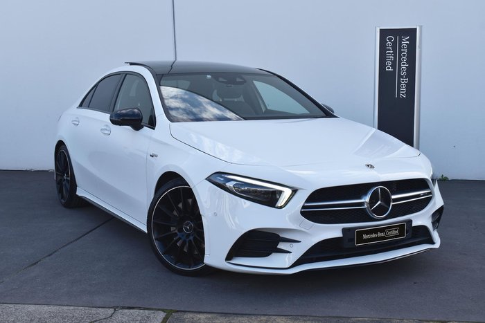 2022 Mercedes-Benz A-Class A35 AMG V177 Four Wheel Drive Polar White