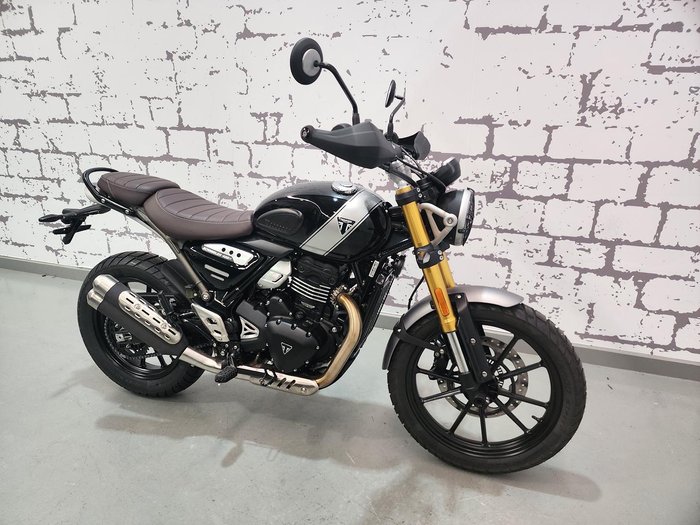 2025 Triumph Scrambler 400 X Scrambler Black