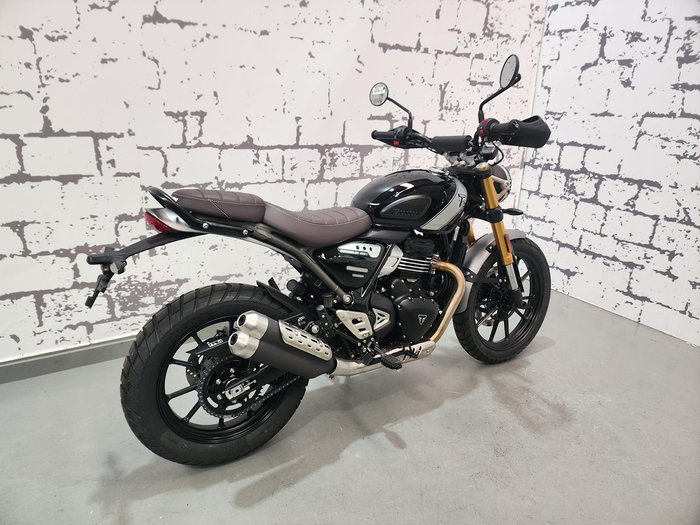 2025 Triumph Scrambler 400 X Scrambler Black