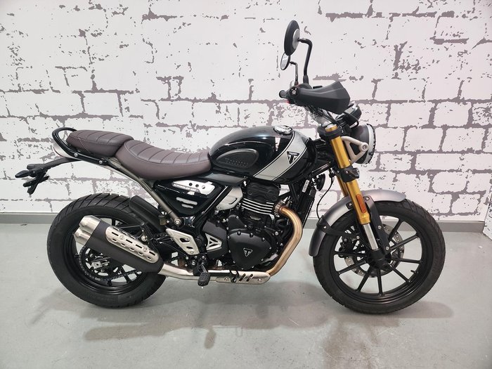 2025 Triumph Scrambler 400 X Scrambler Black