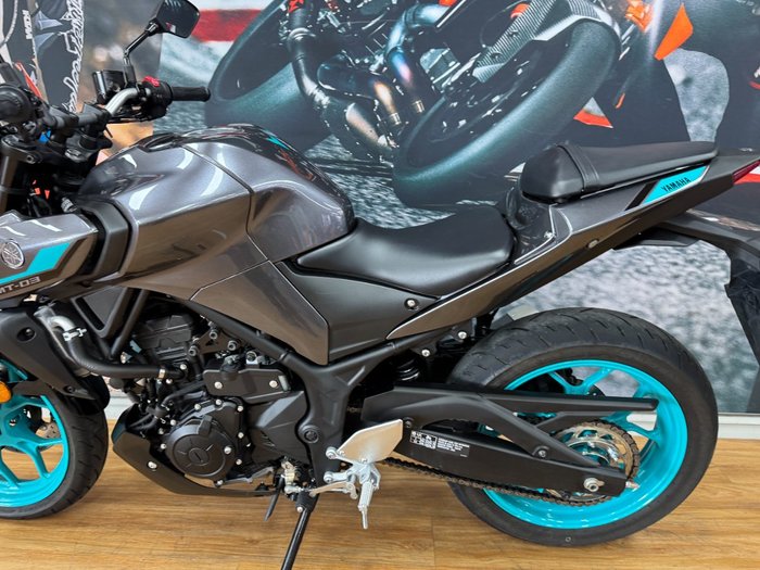 2024 Yamaha MT-03 (MT03LA) (ABS) CYAN STORM