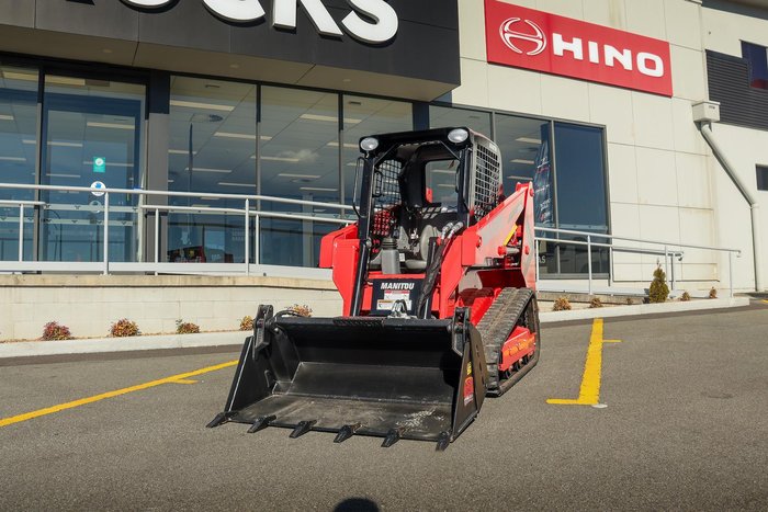 2025 Manitou 1050Rt Track Steer Loader With 4 In 1 Bucket Red
