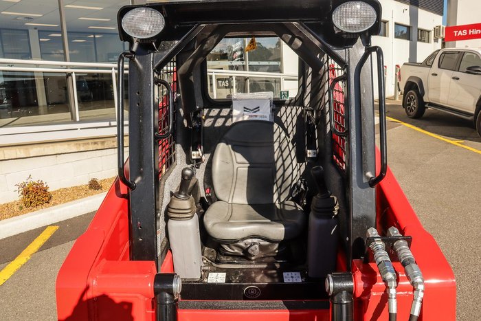 2025 Manitou 1050Rt Track Steer Loader With 4 In 1 Bucket Red