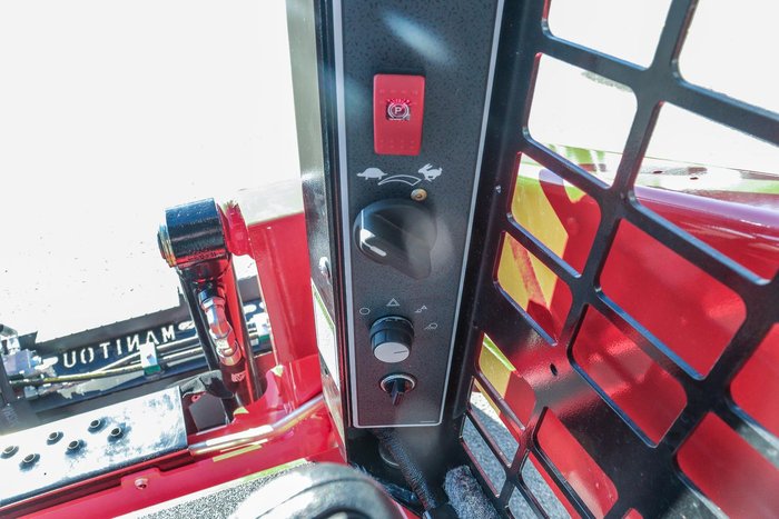 2025 Manitou 1050Rt Track Steer Loader With 4 In 1 Bucket Red