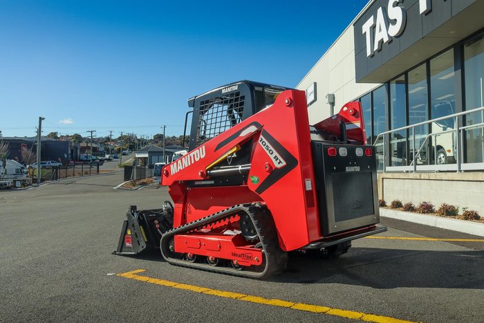 2025 Manitou 1050Rt Track Steer Loader With 4 In 1 Bucket Red