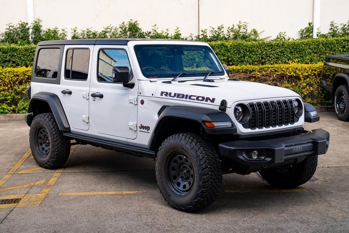 2024 Jeep Wrangler Unlimited Rubicon JL MY24 4X4 Dual Range Bright White