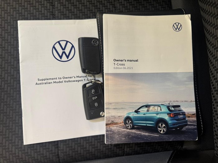 2021 Volkswagen T-Cross 85TSI Style C11 MY22 Pure White