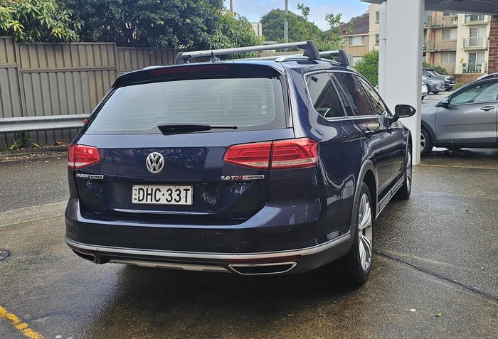 2016 Volkswagen Passat 140TDI Alltrack B8 MY17 Four Wheel Drive Night Blue