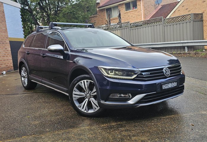 2016 Volkswagen Passat 140TDI Alltrack B8 MY17 Four Wheel Drive Night Blue