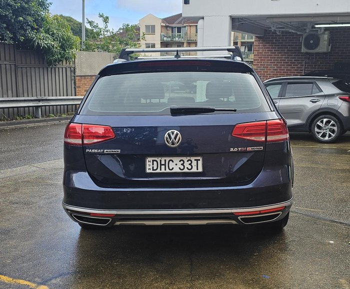 2016 Volkswagen Passat 140TDI Alltrack B8 MY17 Four Wheel Drive Night Blue