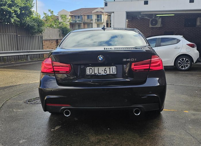 2015 BMW 3 Series 340i M Sport F30 LCI Black Sapphire