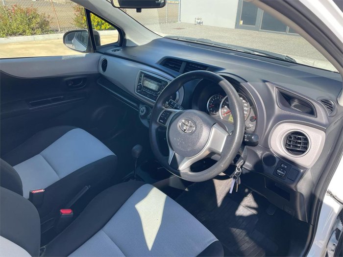 2013 Toyota Yaris YR NCP130R Glacier White