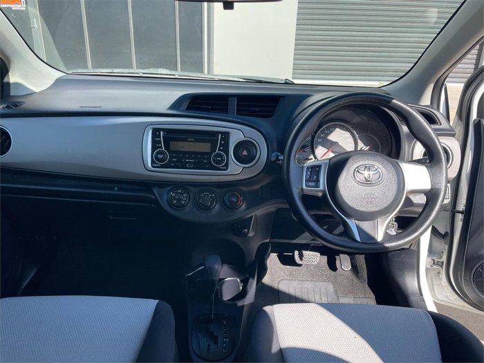 2013 Toyota Yaris YR NCP130R Glacier White