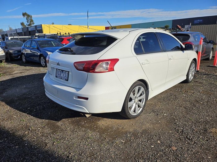 2014 Mitsubishi Lancer GSR CJ MY14.5 White