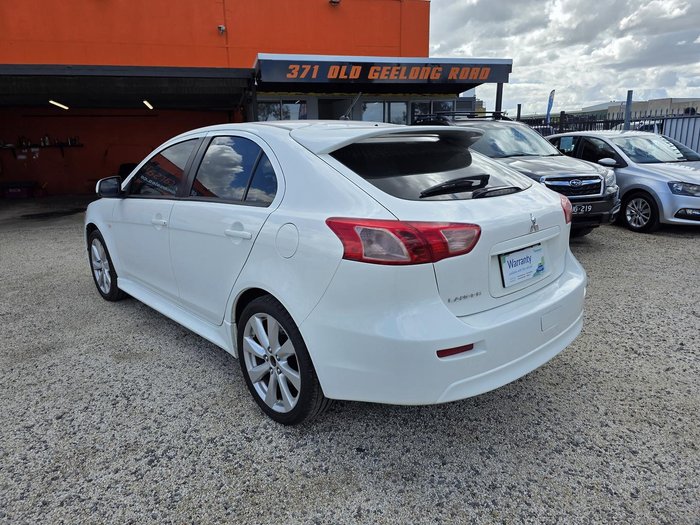 2014 Mitsubishi Lancer GSR CJ MY14.5 White