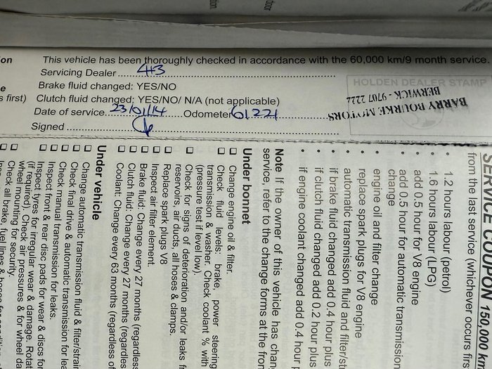 2012 Holden Commodore Omega VE Series II MY12 Nitrate