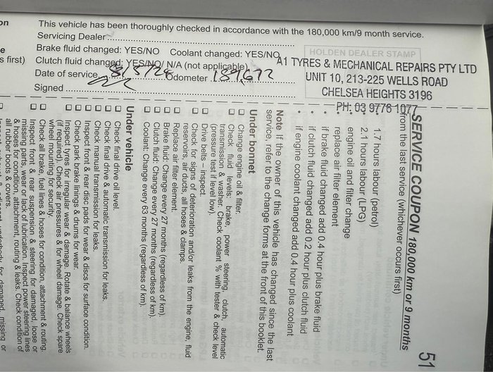 2012 Holden Commodore Omega VE Series II MY12 Nitrate