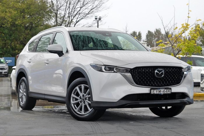2023 Mazda CX-8 G25 Sport KG Series Rhodium White