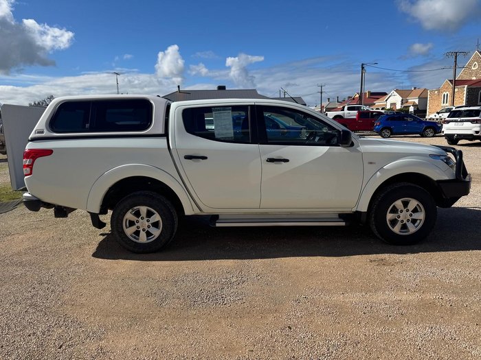 2018 Mitsubishi Triton GLX+ MQ MY18 4X4 Dual Range White