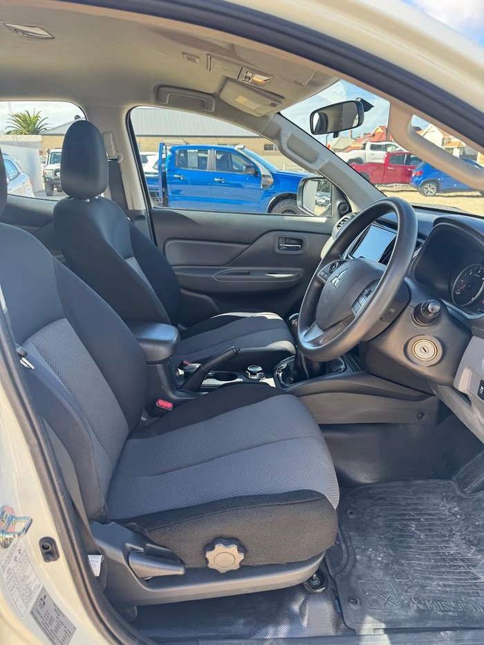 2018 Mitsubishi Triton GLX+ MQ MY18 4X4 Dual Range White