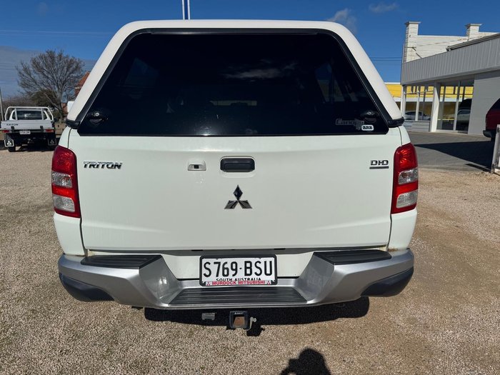 2018 Mitsubishi Triton GLX+ MQ MY18 4X4 Dual Range White