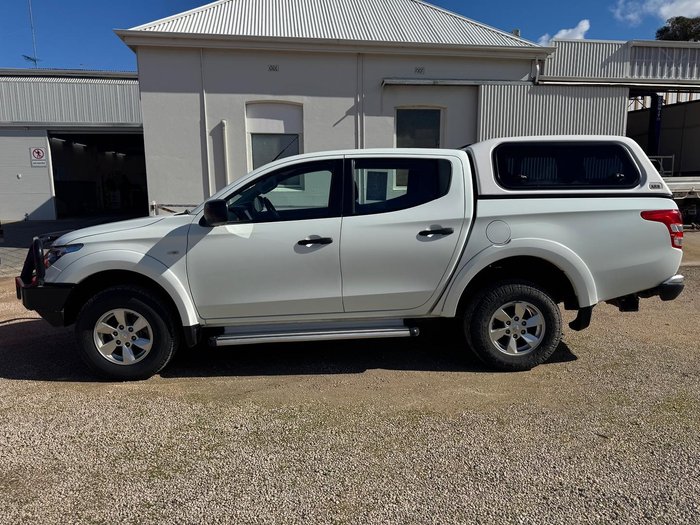 2018 Mitsubishi Triton GLX+ MQ MY18 4X4 Dual Range White