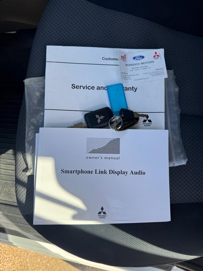 2018 Mitsubishi Triton GLX+ MQ MY18 4X4 Dual Range White