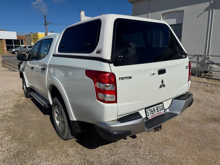 2018 Mitsubishi Triton GLX+ MQ MY18 4X4 Dual Range White