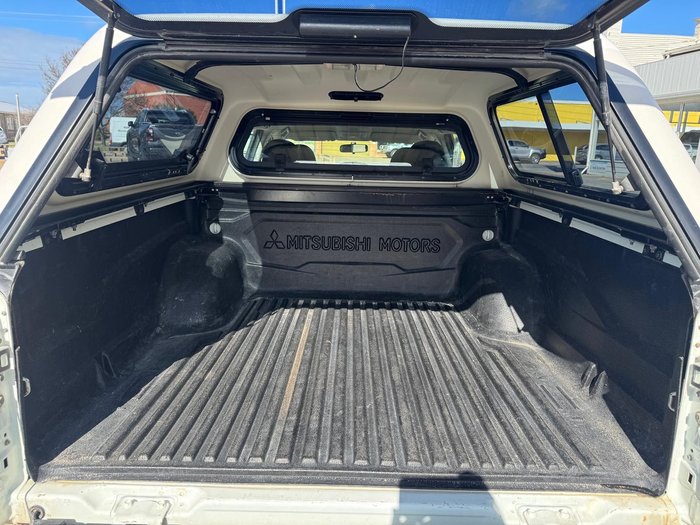 2018 Mitsubishi Triton GLX+ MQ MY18 4X4 Dual Range White