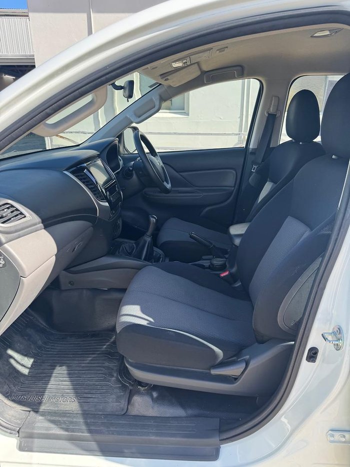 2018 Mitsubishi Triton GLX+ MQ MY18 4X4 Dual Range White