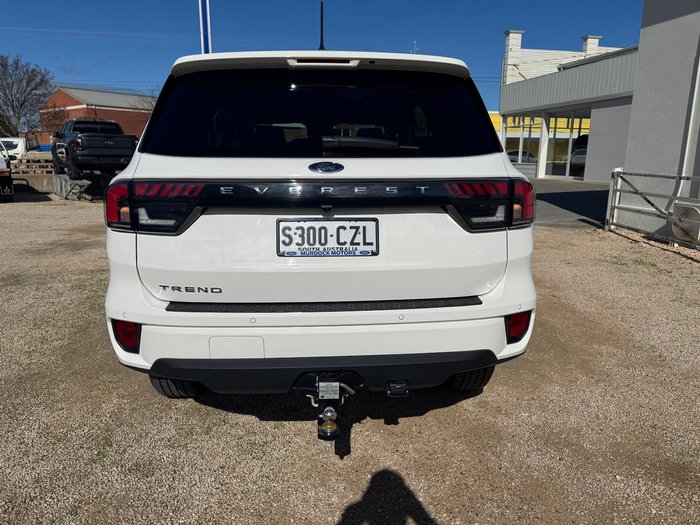 2024 Ford Everest Trend MY24.50 4X4 Dual Range Arctic White