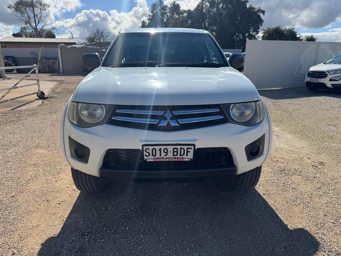2014 Mitsubishi Triton GLX MN MY15 4X4 Dual Range White