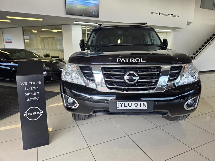 2019 Nissan Patrol Ti Y62 Series 4 4X4 Dual Range Black Obsidian