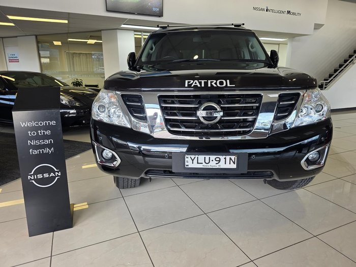 2019 Nissan Patrol Ti Y62 Series 4 4X4 Dual Range Black Obsidian