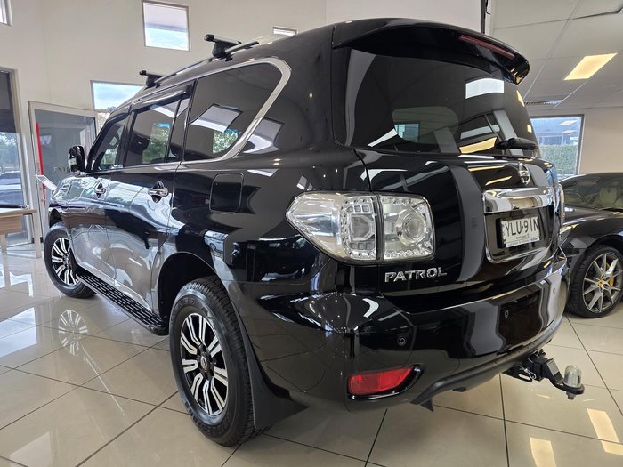 2019 Nissan Patrol Ti Y62 Series 4 4X4 Dual Range Black Obsidian