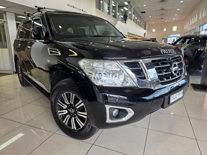 2019 Nissan Patrol Ti Y62 Series 4 4X4 Dual Range Black Obsidian