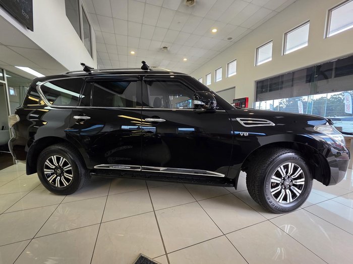 2019 Nissan Patrol Ti Y62 Series 4 4X4 Dual Range Black Obsidian