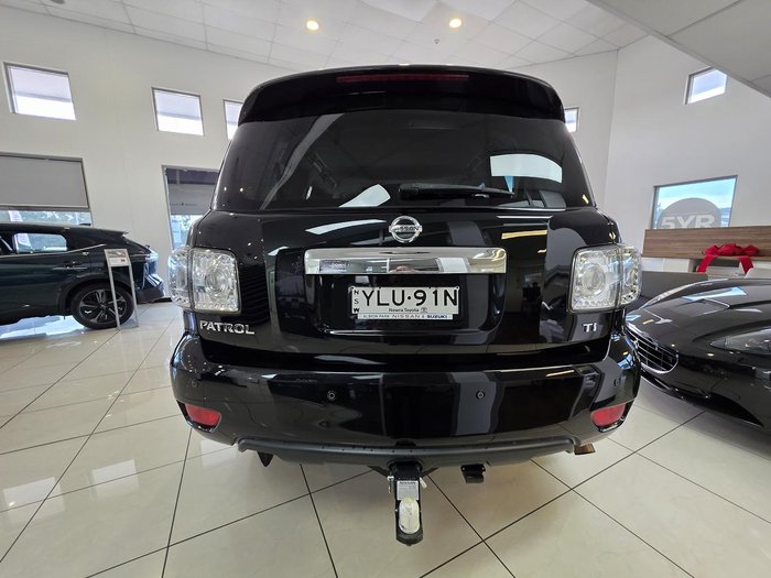 2019 Nissan Patrol Ti Y62 Series 4 4X4 Dual Range Black Obsidian