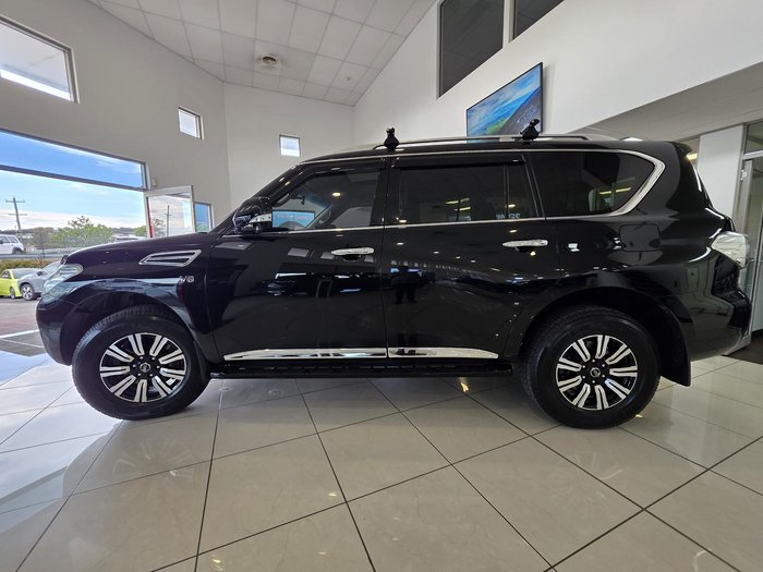 2019 Nissan Patrol Ti Y62 Series 4 4X4 Dual Range Black Obsidian