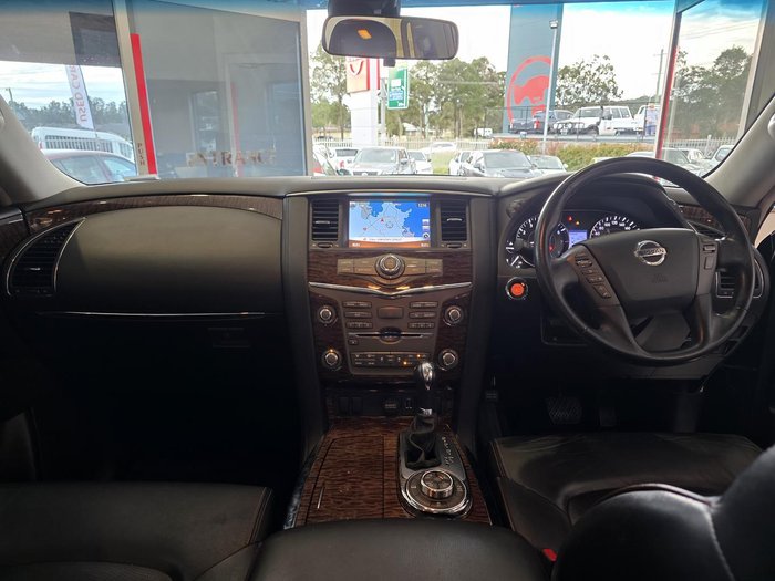 2019 Nissan Patrol Ti Y62 Series 4 4X4 Dual Range Black Obsidian