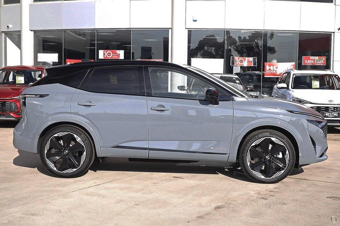 2025 Nissan QASHQAI N-DESIGN e-POWER J12 MY25 Ceramic Grey with Onyx Black Roof