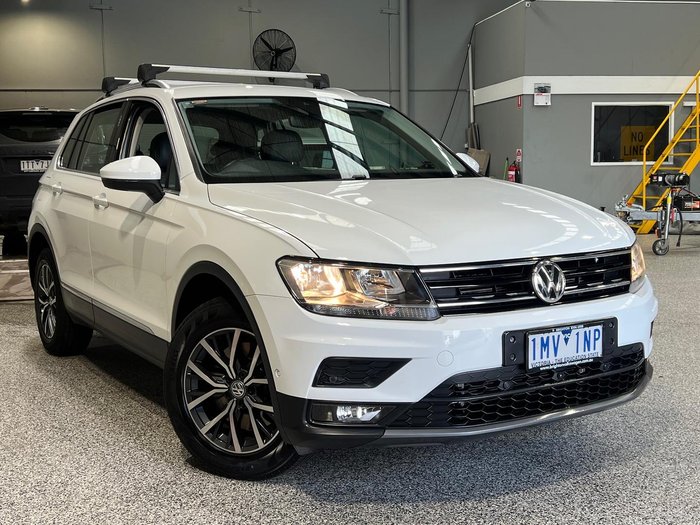 2018 Volkswagen Tiguan 132TSI Comfortline 5N MY18 Four Wheel Drive Pure White