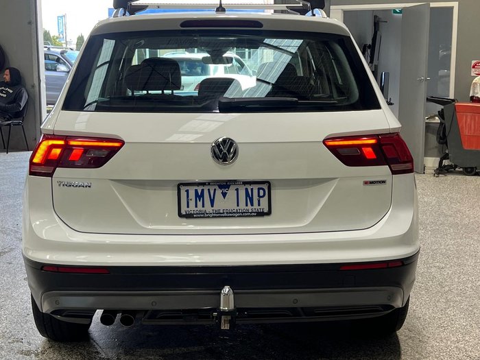 2018 Volkswagen Tiguan 132TSI Comfortline 5N MY18 Four Wheel Drive Pure White