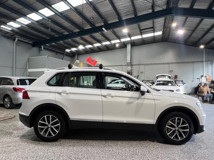 2018 Volkswagen Tiguan 132TSI Comfortline 5N MY18 Four Wheel Drive Pure White