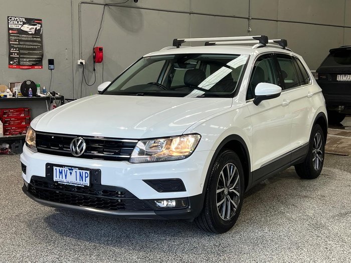 2018 Volkswagen Tiguan 132TSI Comfortline 5N MY18 Four Wheel Drive Pure White
