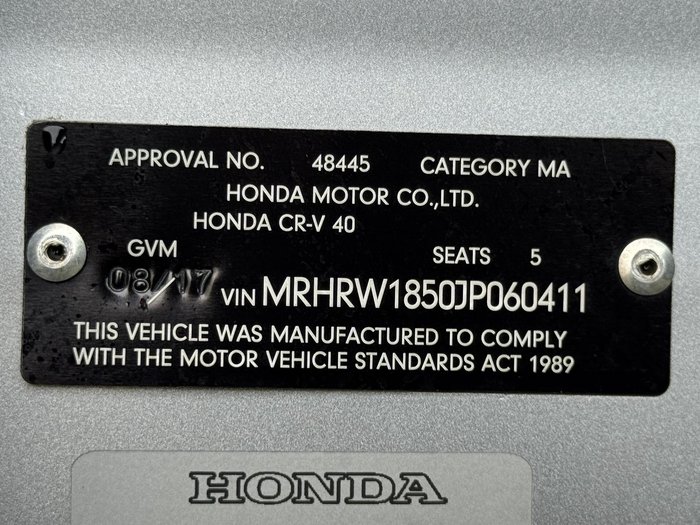2017 Honda CR-V VTi-S