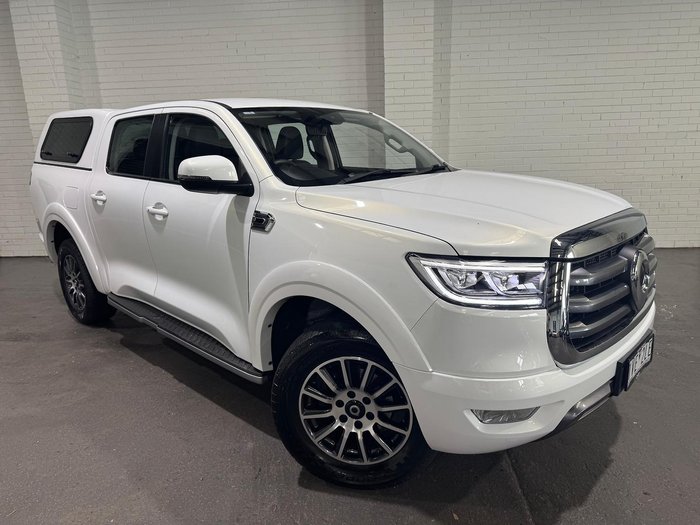 2021 GWM Ute Cannon NPW 4X4 Pearl White