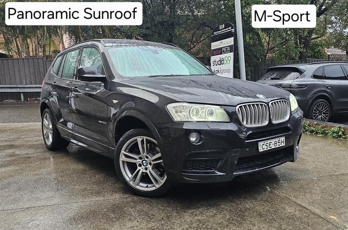 2014 BMW X3 xDrive30d F25 MY14 4X4 Constant Black
